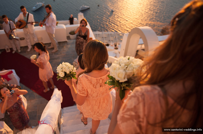 santorini weddings