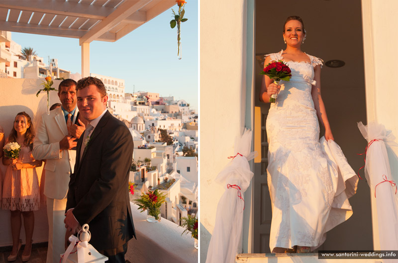 loucas wedding santorini