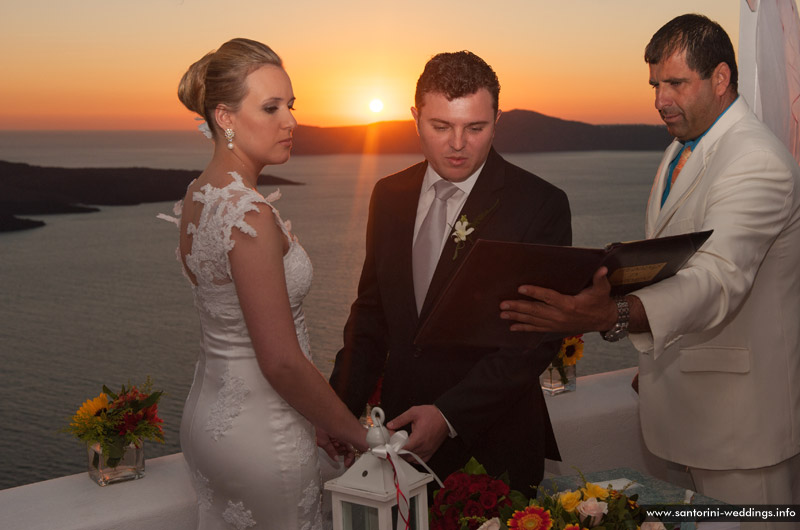 santorini weddings