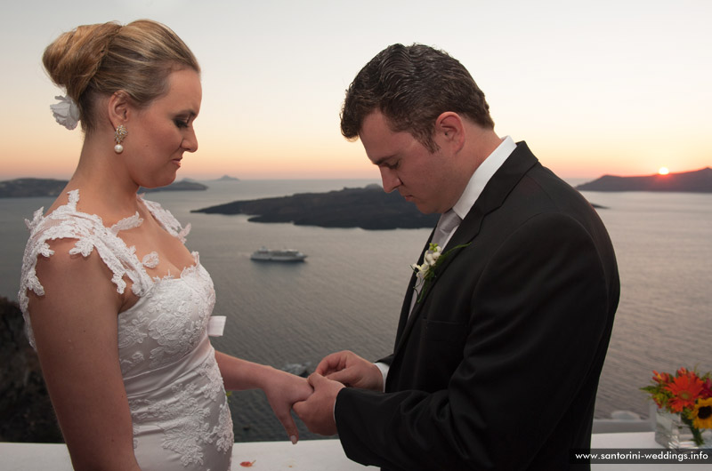 santorini weddings