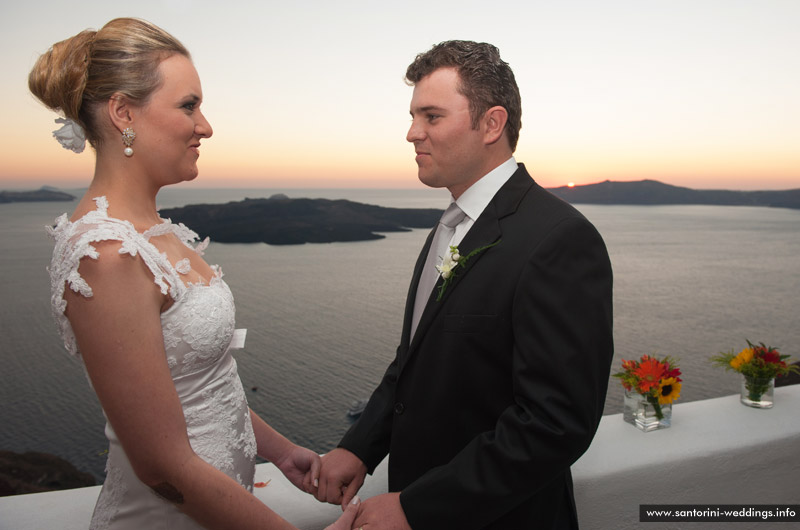 santorini weddings