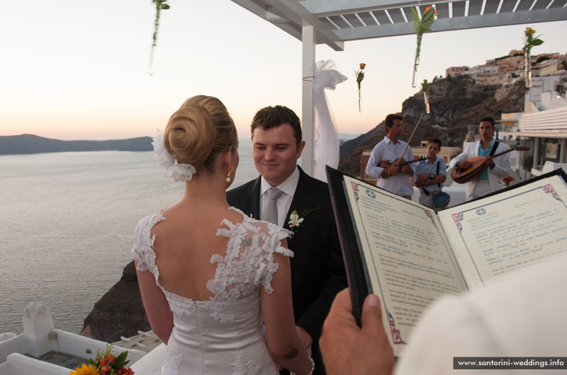 loucas wedding santorini