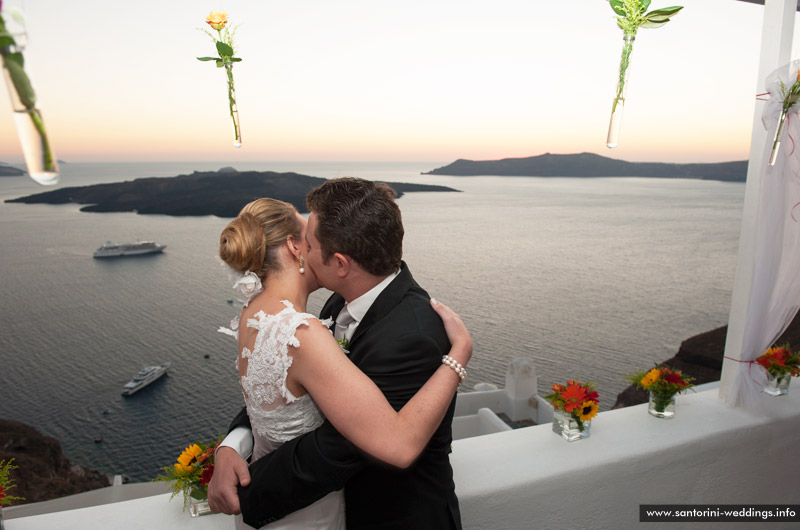 santorini weddings