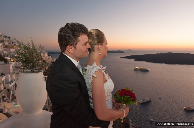 santorini weddings