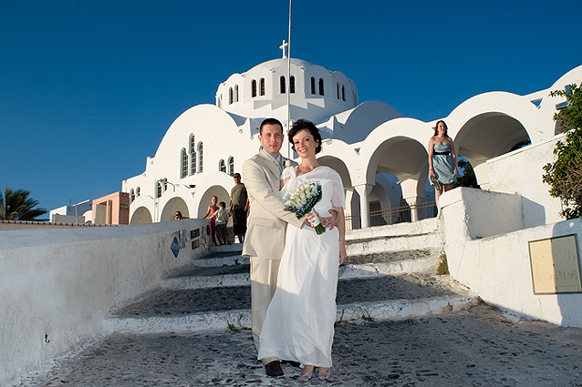 santorini weddings