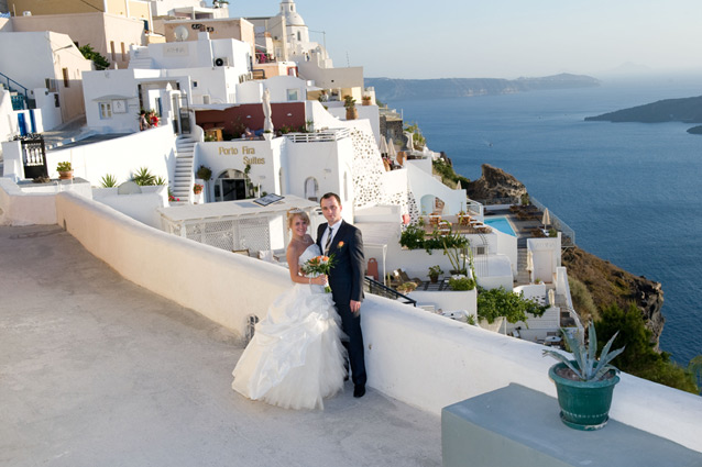 Santorini Sunset Wedding
