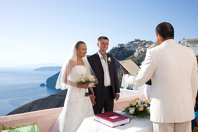 santorini weddings