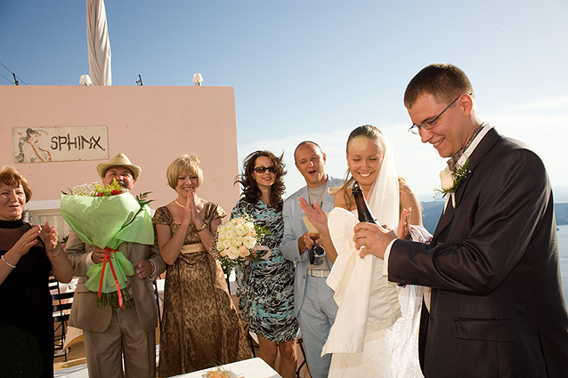 santorini weddings