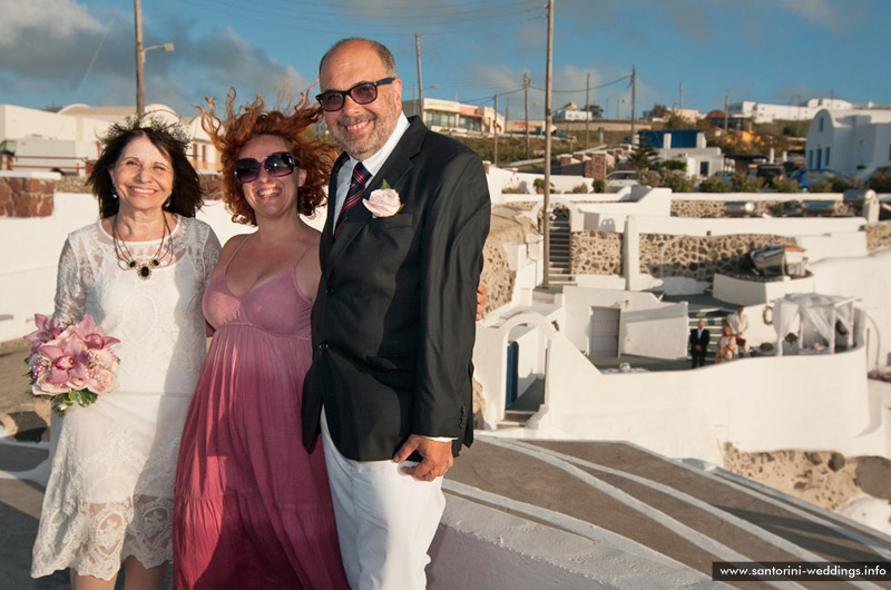 Wedding in Santorini