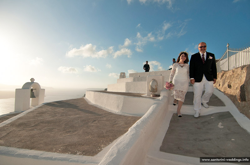 Wedding in Santorini