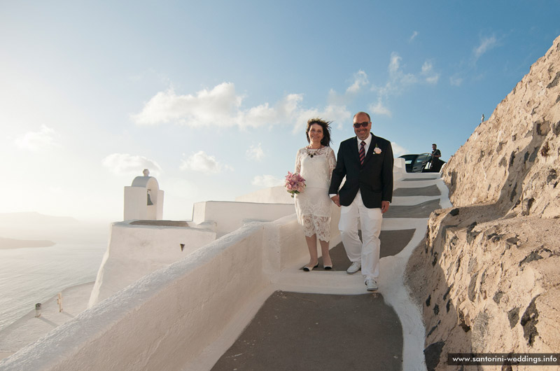 Wedding in Santorini