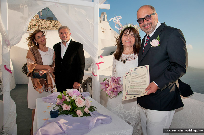 Wedding in Santorini