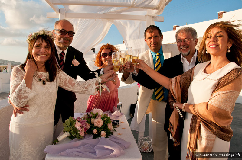 Wedding in Santorini