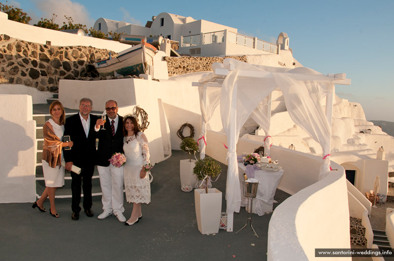 Wedding in Santorini