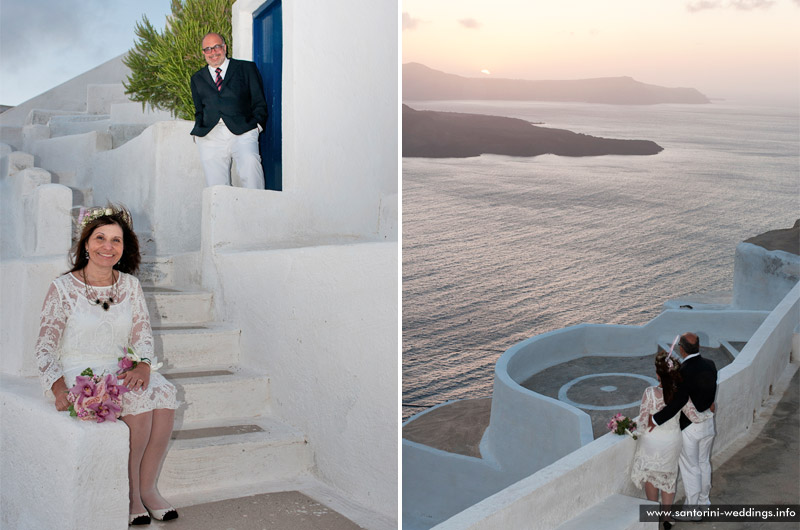 Wedding in Santorini