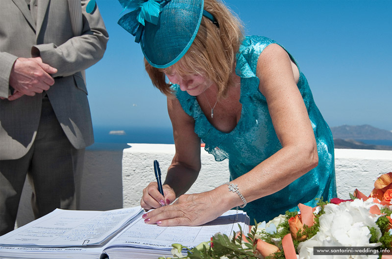 santorini wedding