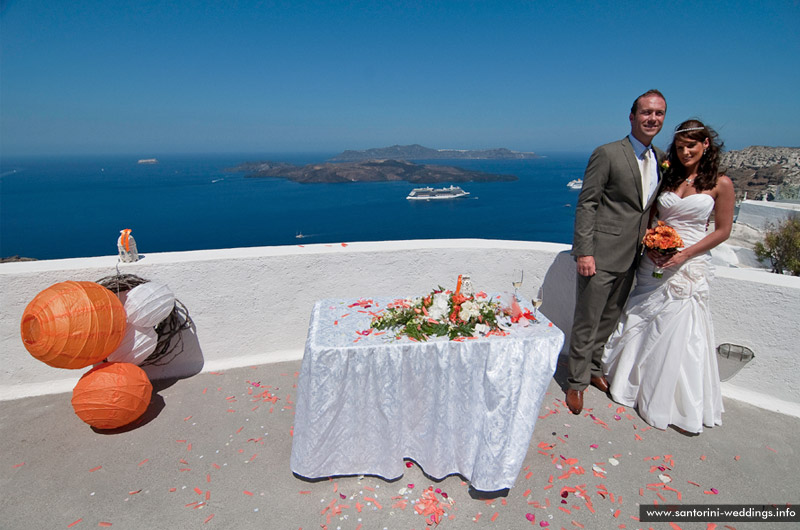 santorini wedding