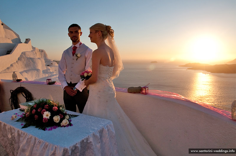 santorini weddings