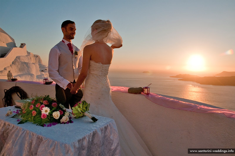 santorini weddings