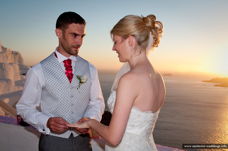 santorini weddings