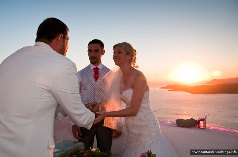 santorini weddings