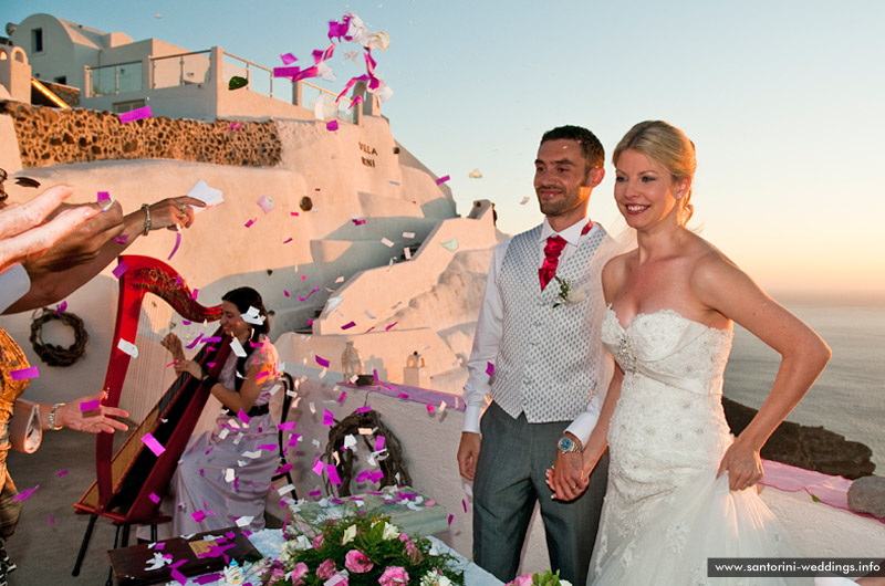 santorini weddings