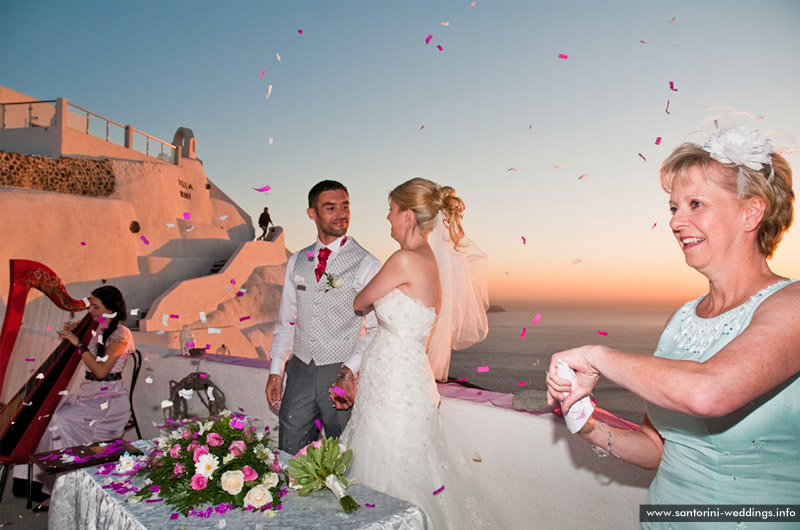 santorini weddings