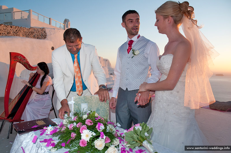 santorini weddings