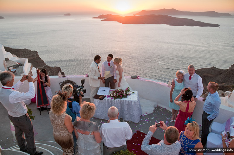 santorini weddings