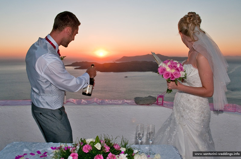 santorini weddings