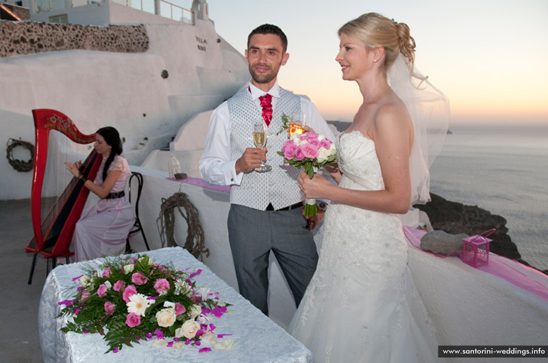 santorini weddings