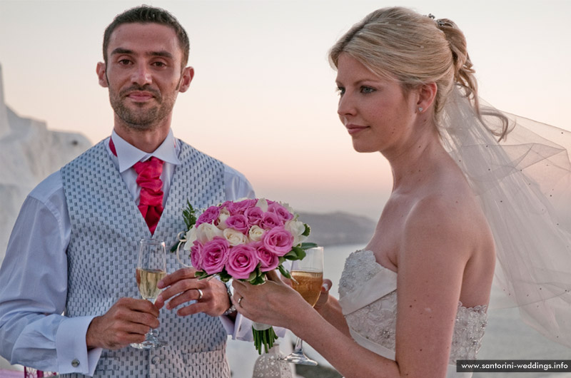 santorini weddings