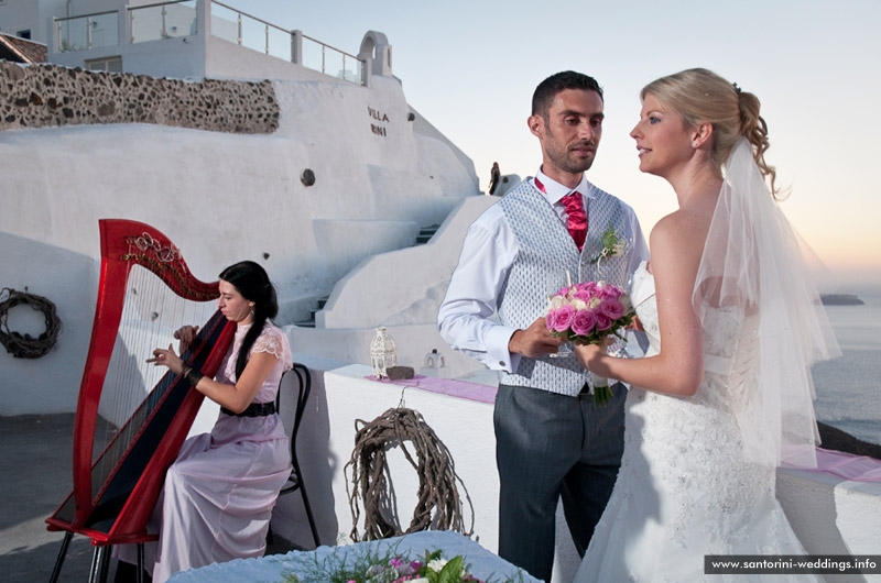 santorini weddings