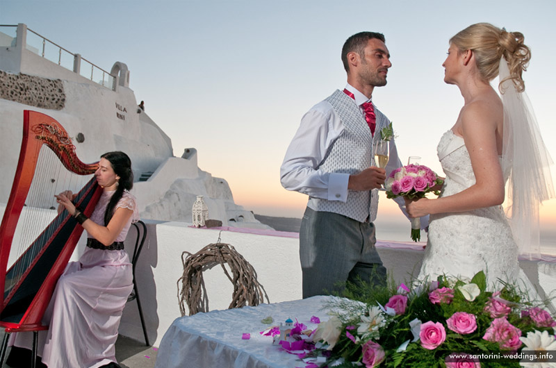 santorini weddings