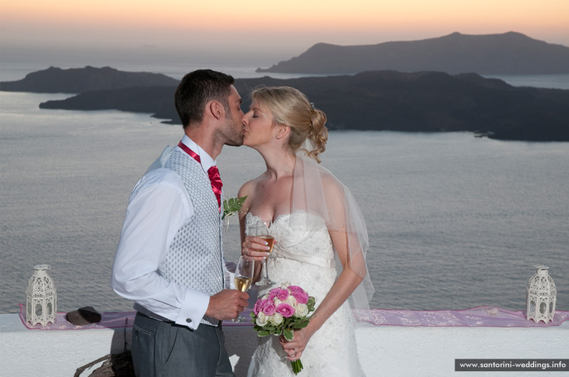 santorini weddings