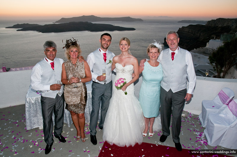 santorini weddings