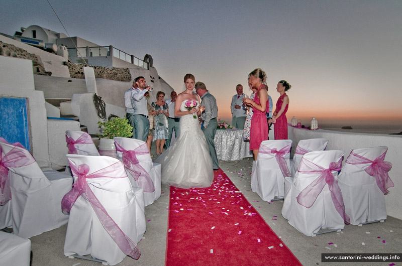 santorini weddings