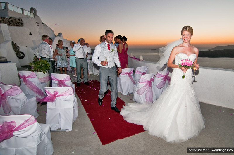 santorini weddings