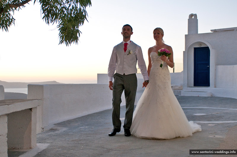 santorini weddings