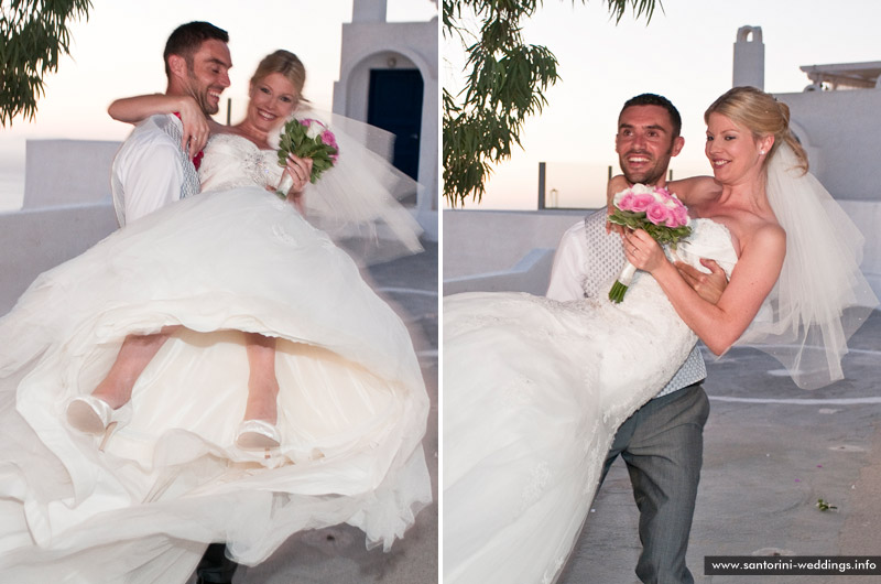 santorini weddings