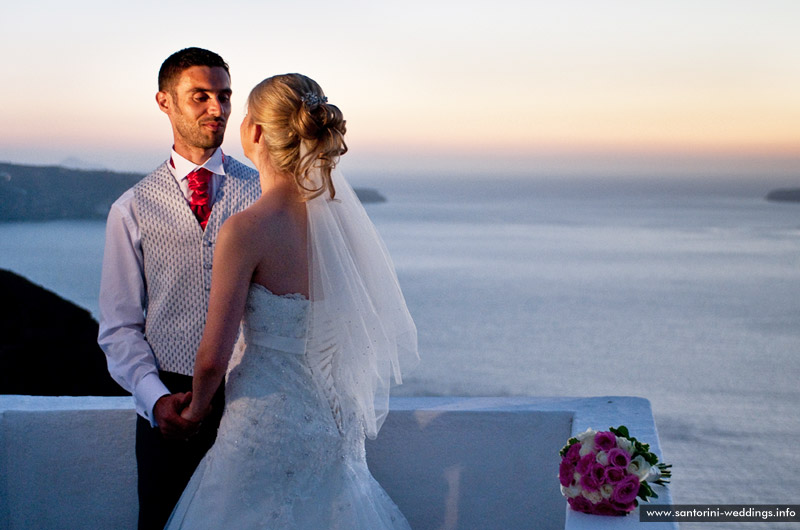 santorini weddings