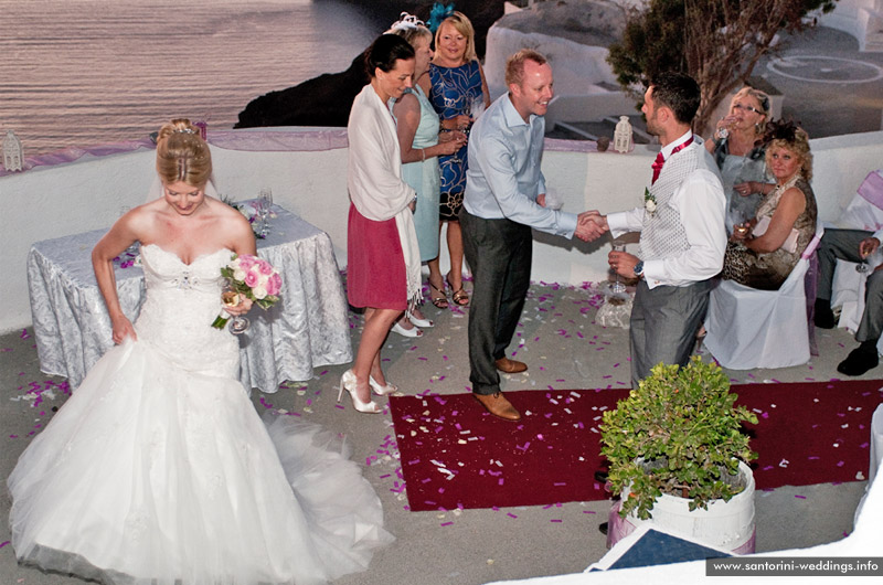 santorini weddings