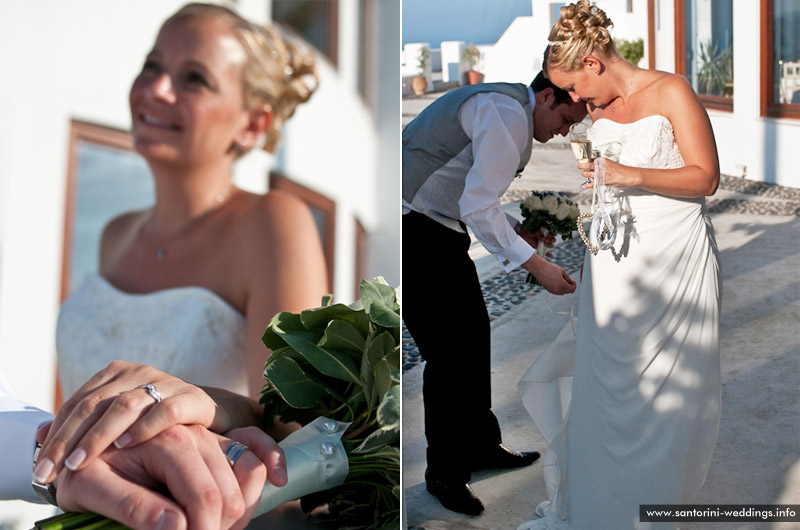 santorini weddings