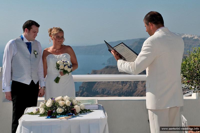 santorini weddings