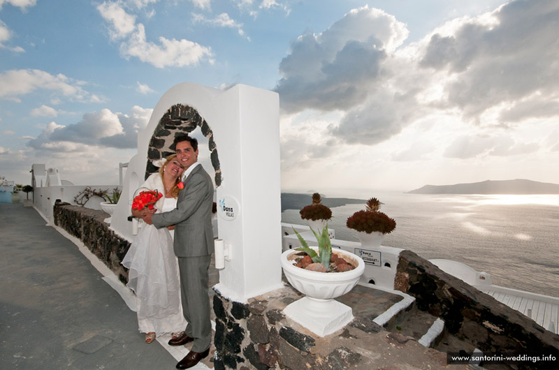 St Irene Chapel Santorini Wedding