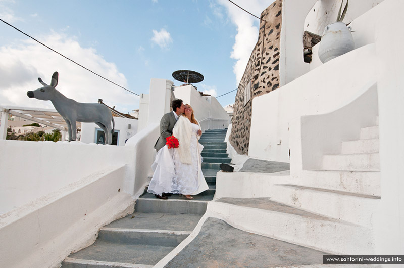 Santorini Wedding At St. Irini Chapel