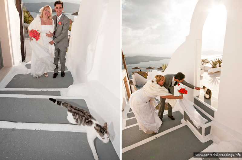 Santorini Wedding At St. Irini Chapel