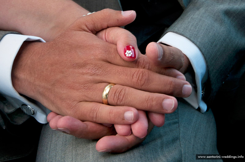 Santorini Wedding At St. Irini Chapel