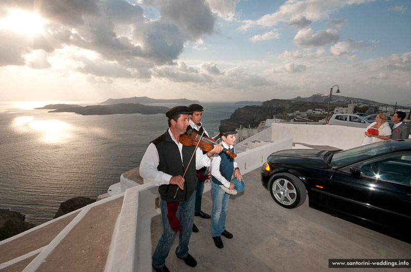 Santorini Wedding At St. Irini Chapel