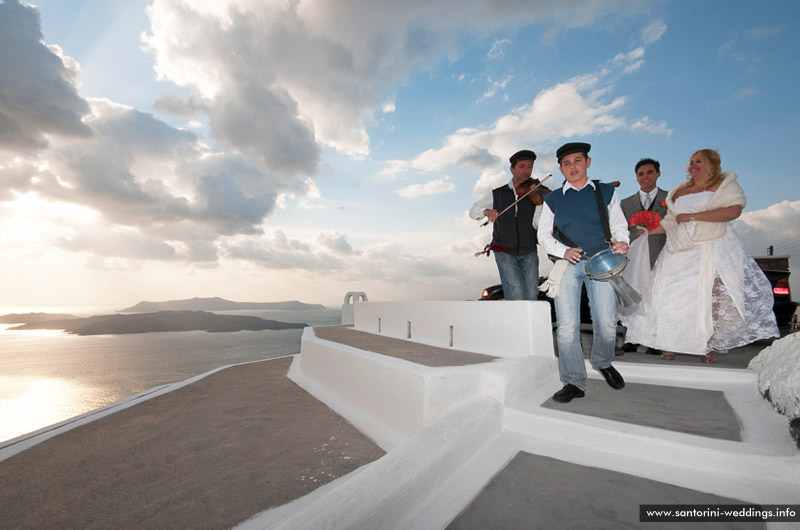 St Irene Santorini Wedding